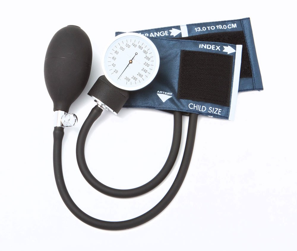 Sphygmomanometer Prosphyg™775 Series Pediatric Cuff Nylon 13 - 19.5 cm Pocket Aneroid Navy Blue by American Diagnostic Corporation  ID 775-9CN